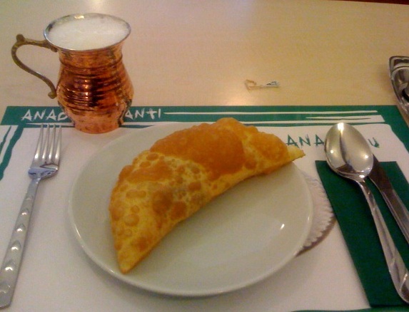 Çibörek ve ayran